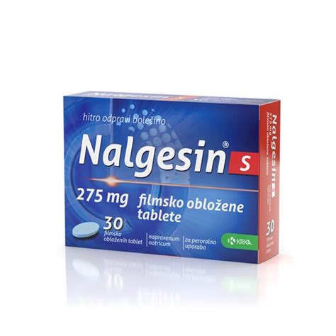 Navodila za uporabo zdravila Nalgesin S