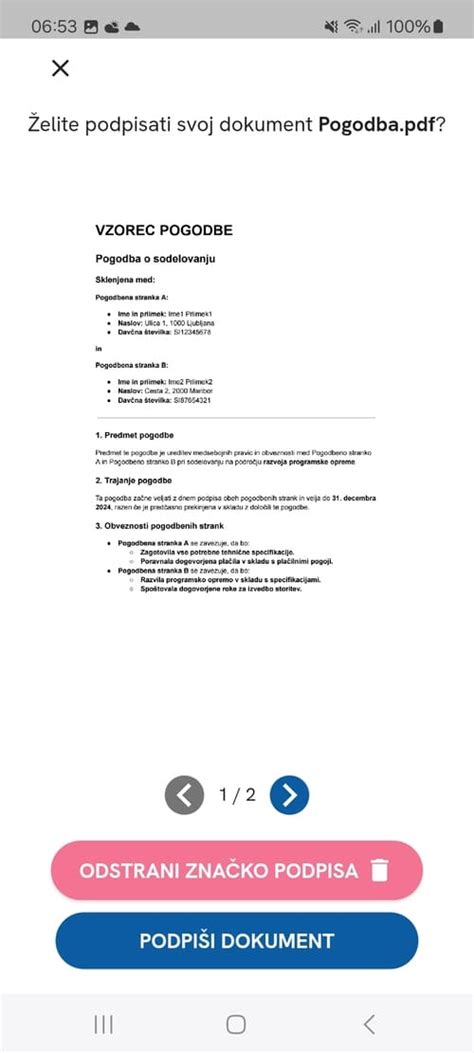 Simbolična slika pravne pogodbe in dokumentov