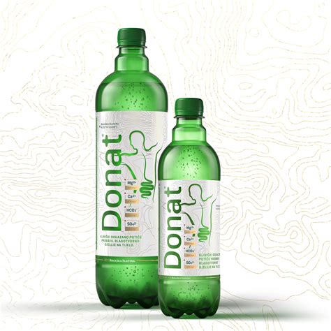 Steklenica mineralne vode Donat