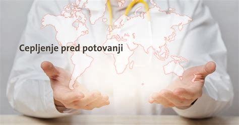 Infografika o pomembnosti cepljenja pred potovanjem