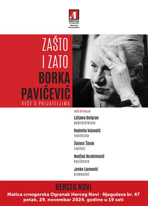 Plakat za monokomedijo Borka