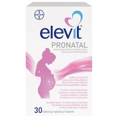 Prikaz ključnih vitaminov in mineralov v Elevit Pronatal