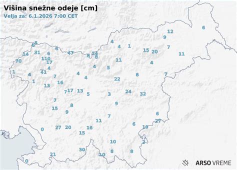 Fotografija snežene odeje v maju