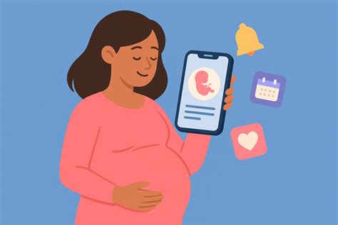 Ilustracija ženske, ki načrtuje nosečnost