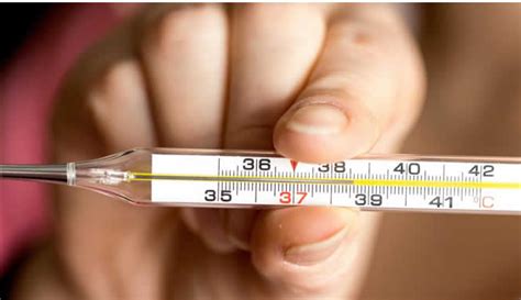 Grafikon normalne telesne temperature dojenčka