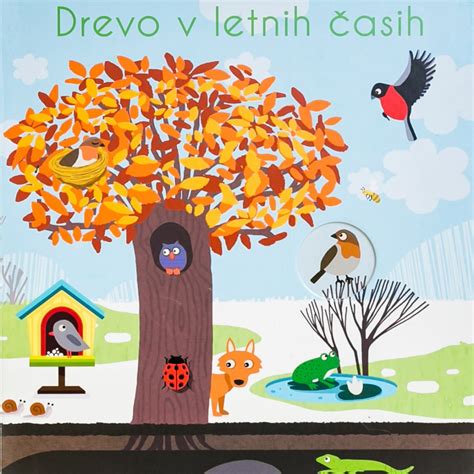 Ilustracija otroka, ki posluša pesem o letnih časih