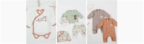 Različni kosi oblačil za dojenčke