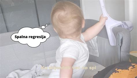 Ilustracija različnih faz spanja dojenčka