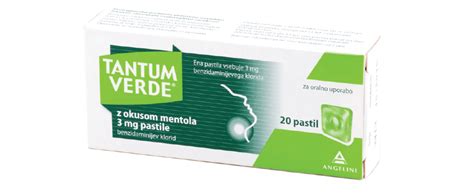 Slika pakiranja zdravila Tantum Verde (raztopina, pršilo, pastile)