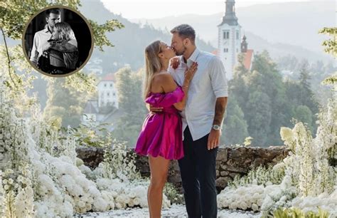 Fotografija Luke Dončića in Anamarie Goltes iz njunih mlajših dni