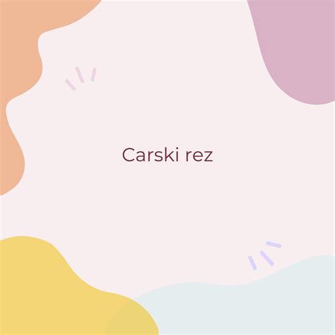 Ilustracija različnih vrst rezov pri carskem rezu