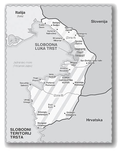 Stari zemljevid Trsta