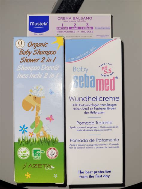 Set naravne kozmetike za dojenčke