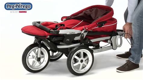 Notranjost vozička Peg Perego GT3 z ležečim sedežem