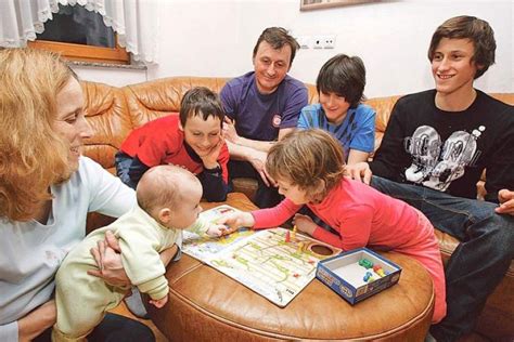 Družina, ki se fotografira