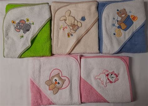 Različni materiali za otroške brisače