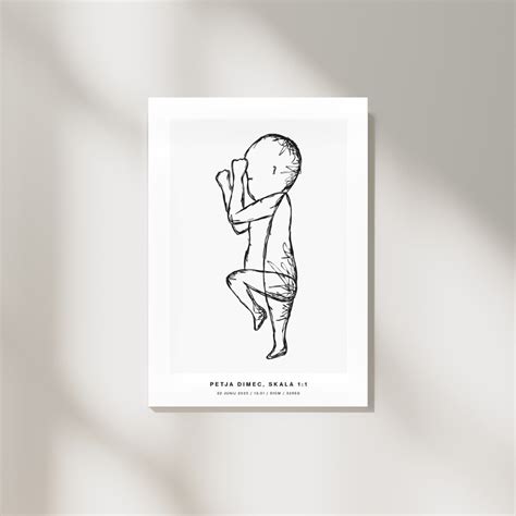 Simpatična ilustracija dojenčka s prijaznim izrazom