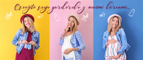 Dve ženski, mama in hči, ki držita v rokah nosečniška oblačila