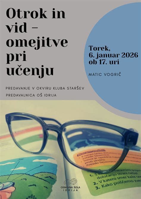 Diagram razvoja vida pri otroku