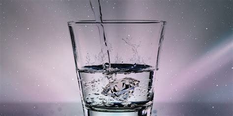 Steklenica vode z dodatki limone, mete in jagodičja