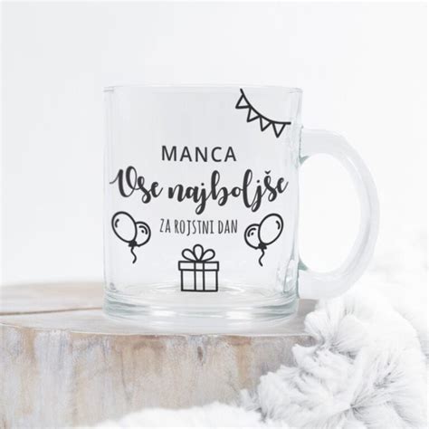 Slika personalizirane skodelice z napisom