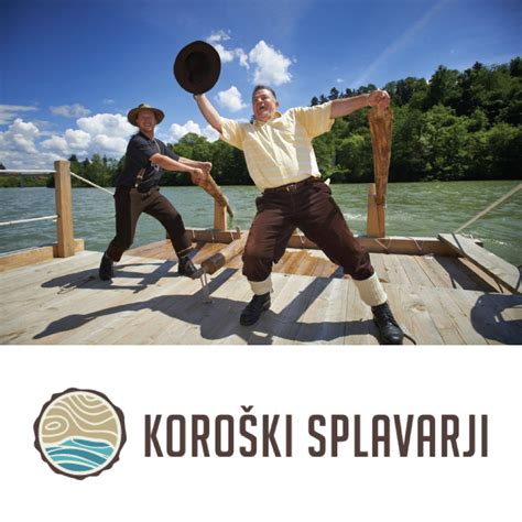 Koroški splavarji na splavu 