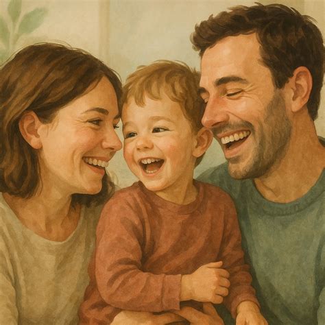 Ilustracija doječe matere z otrokom, ki poudarja povezanost in nego.