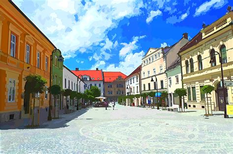 Ulica v starem mestnem jedru Slovenj Gradca