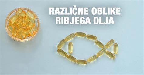 Slika ribjega olja in različnih vrst rib