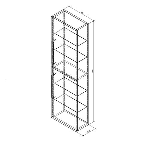visoka vitka regalna enota