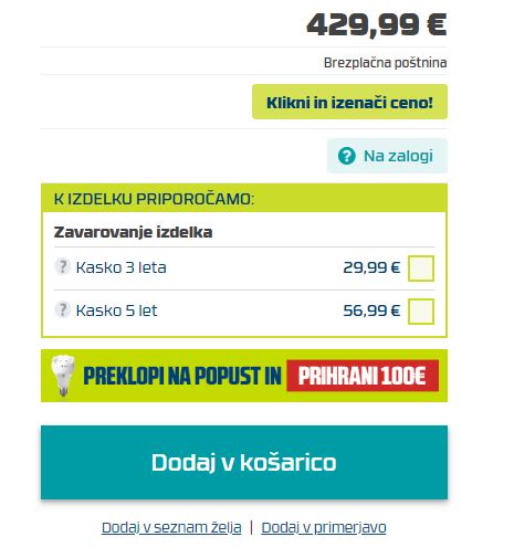 Diagram toka uporabniške izkušnje v spletni trgovini
