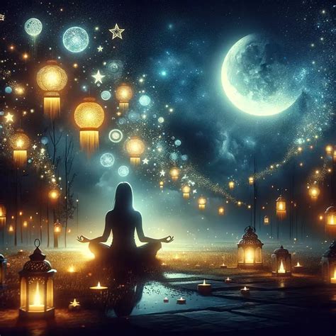 Ilustracija pomirjujočega rituala pred spanjem