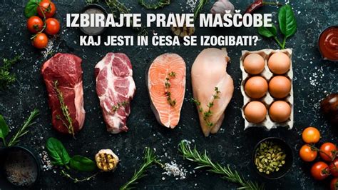 Prikaz različnih vrst maščob in njihovih virov