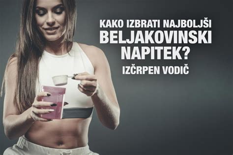 Ženska, ki pije beljakovinski napitek