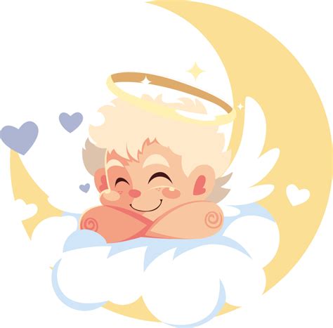 Ilustracija ženske, ki spi na boku z blazino.