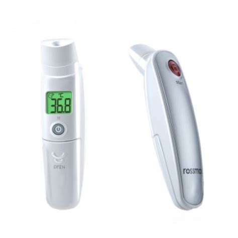 Otrok z brezkontaktnim termometrom za čelo