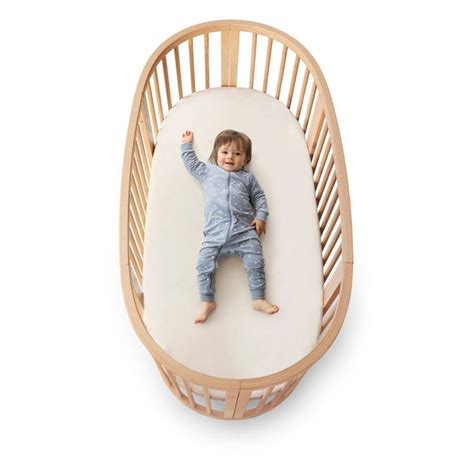 Diagram višinskih nastavitev Stokke posteljice Mini