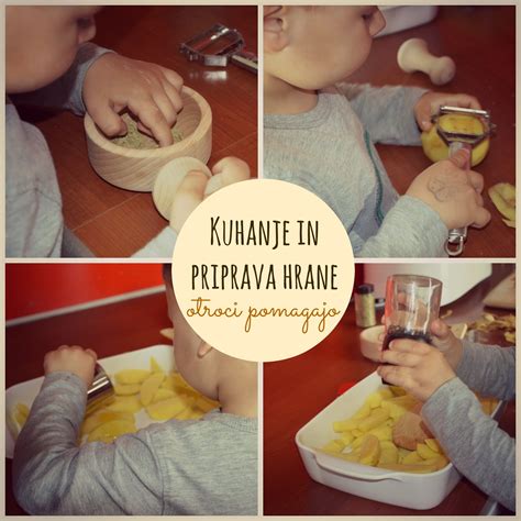 otroci, ki pomagajo pri pripravi hrane