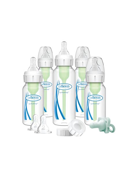 Diagram delovanja prezračevalnega sistema stekleničke Dr. Brown's