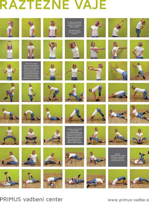 Nosečnica dela nežne vaje za raztezanje.