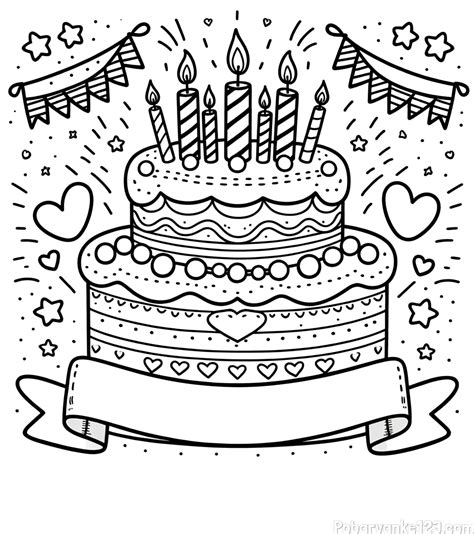 Otroška risba za rojstni dan