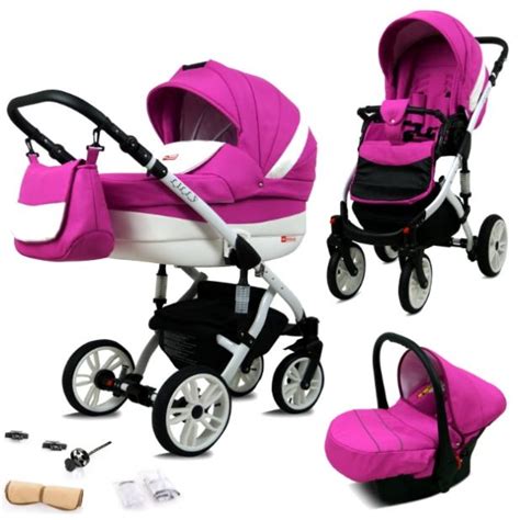 Otroški voziček BabyLux EcoLux ALU 3v1