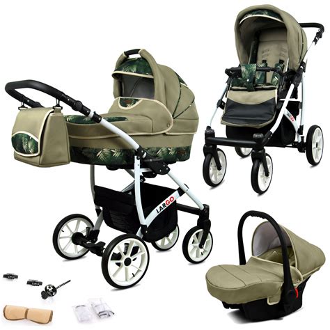 Prikaz podrobnosti koles vozička Baby-Lux Largo 3v1.