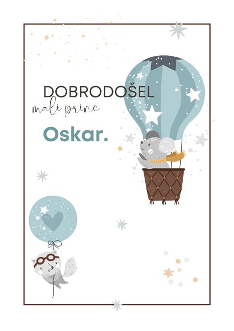 Ilustracija otrokove velikosti ob rojstvu