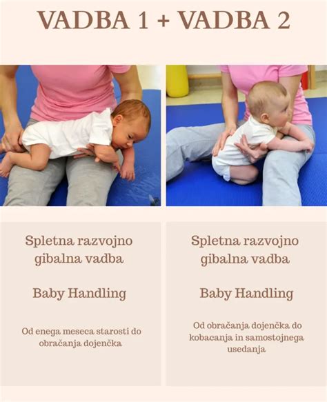 infografika o fazah gibalnega razvoja dojenčka