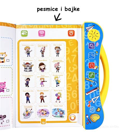 interaktivna otroška knjiga s teksturami