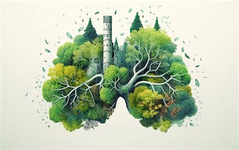 Ilustracija dihalnih poti s poudarkom na bronhijih