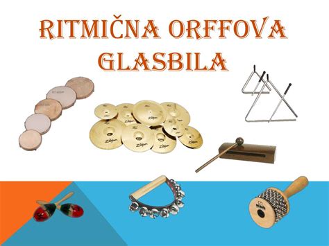 Otroci igrajo na Orffova glasbila