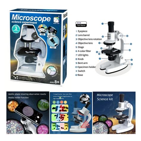 Mini mikroskop za analizo sline, ki prikazuje vzorce.