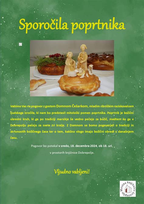 Ilustracija tradicionalnega poprtnika